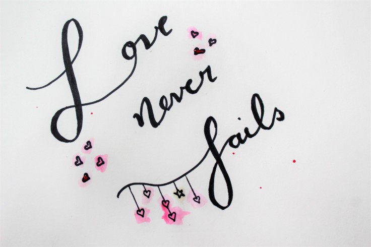 Love never fails